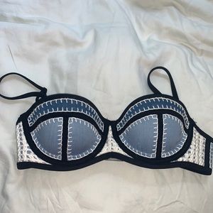 Triangl bustier swim top